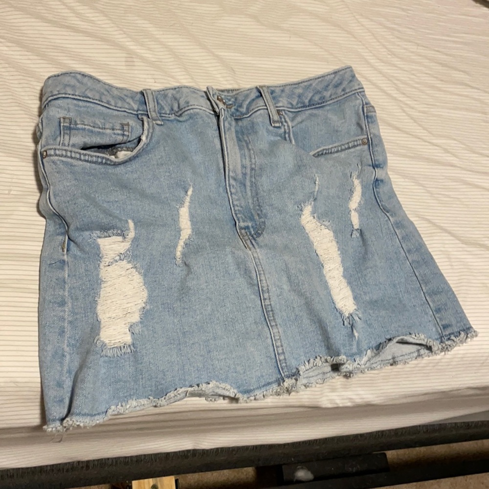 Forever 21 trendy jean skirt